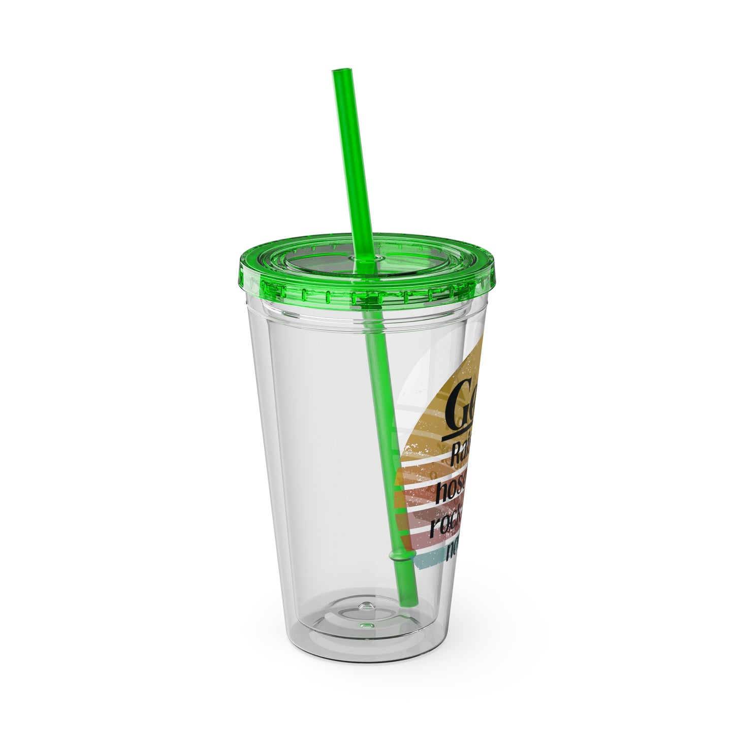 Sunsplash Tumbler with Straw, 16oz