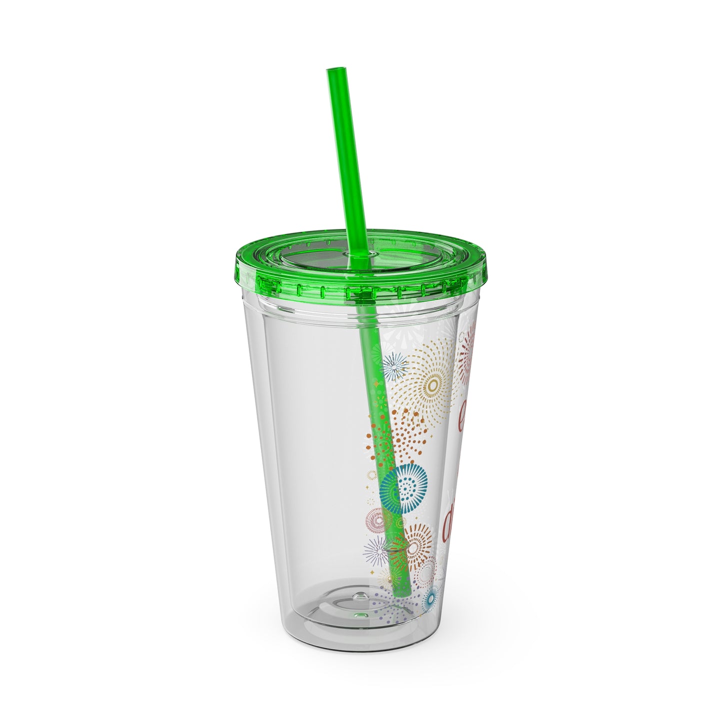 Sunsplash Tumbler with Straw, 16oz