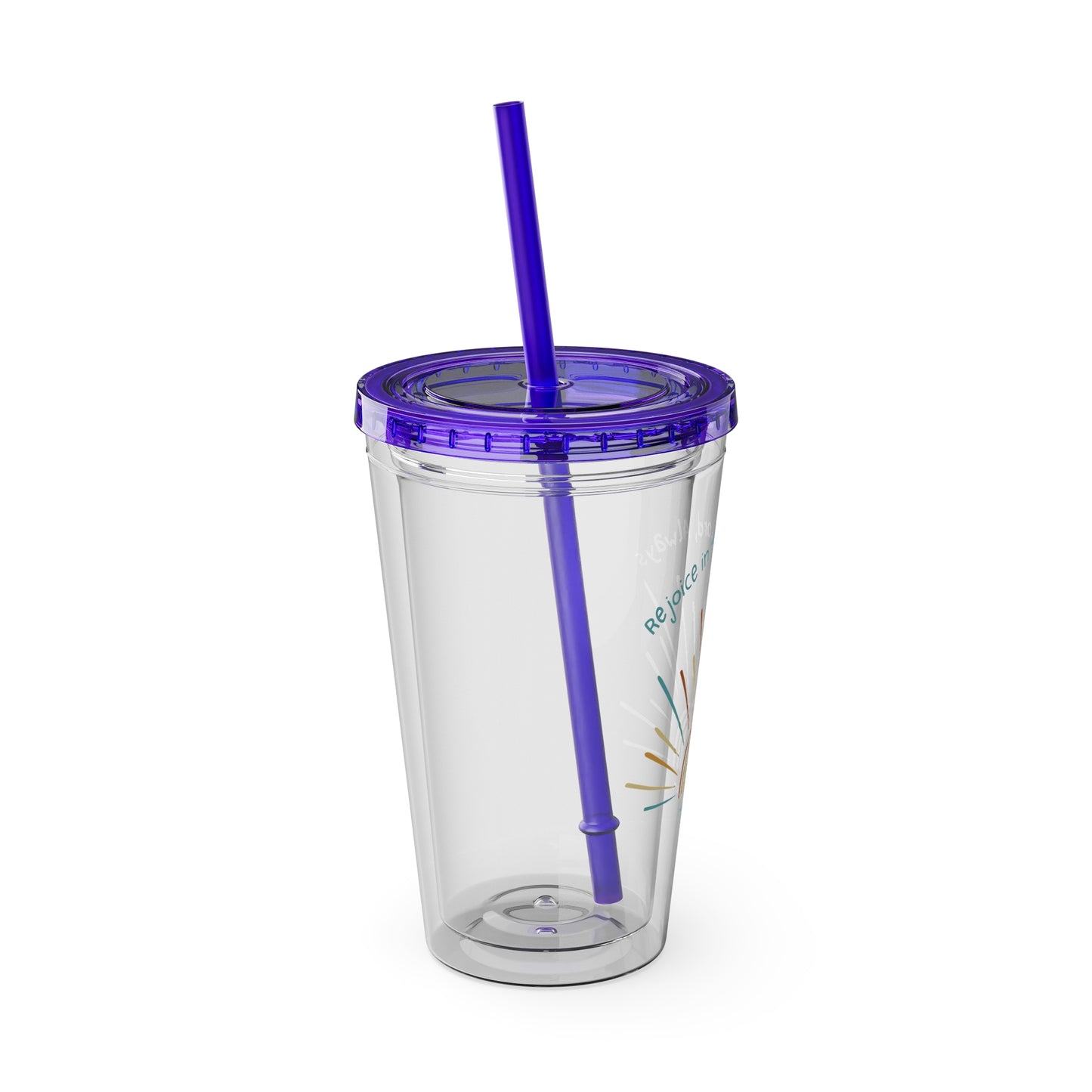 Sunsplash Tumbler with Straw, 16oz