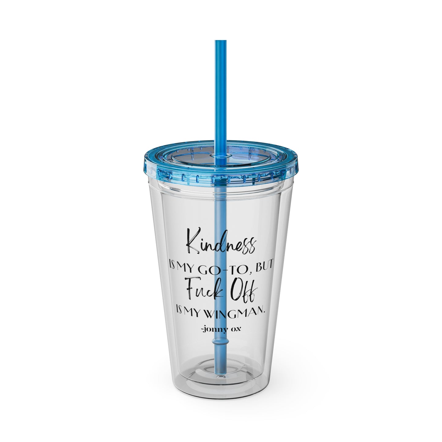 Sunsplash Tumbler with Straw, 16oz