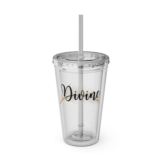 Sunsplash Tumbler with Straw, 16oz