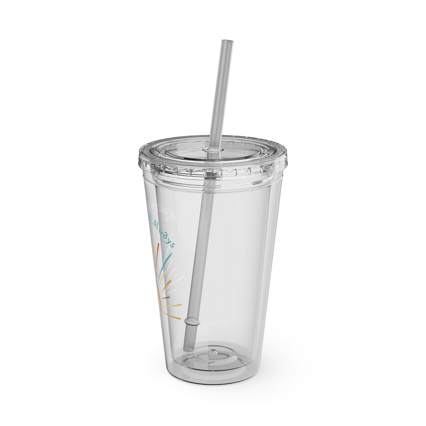 Sunsplash Tumbler with Straw, 16oz