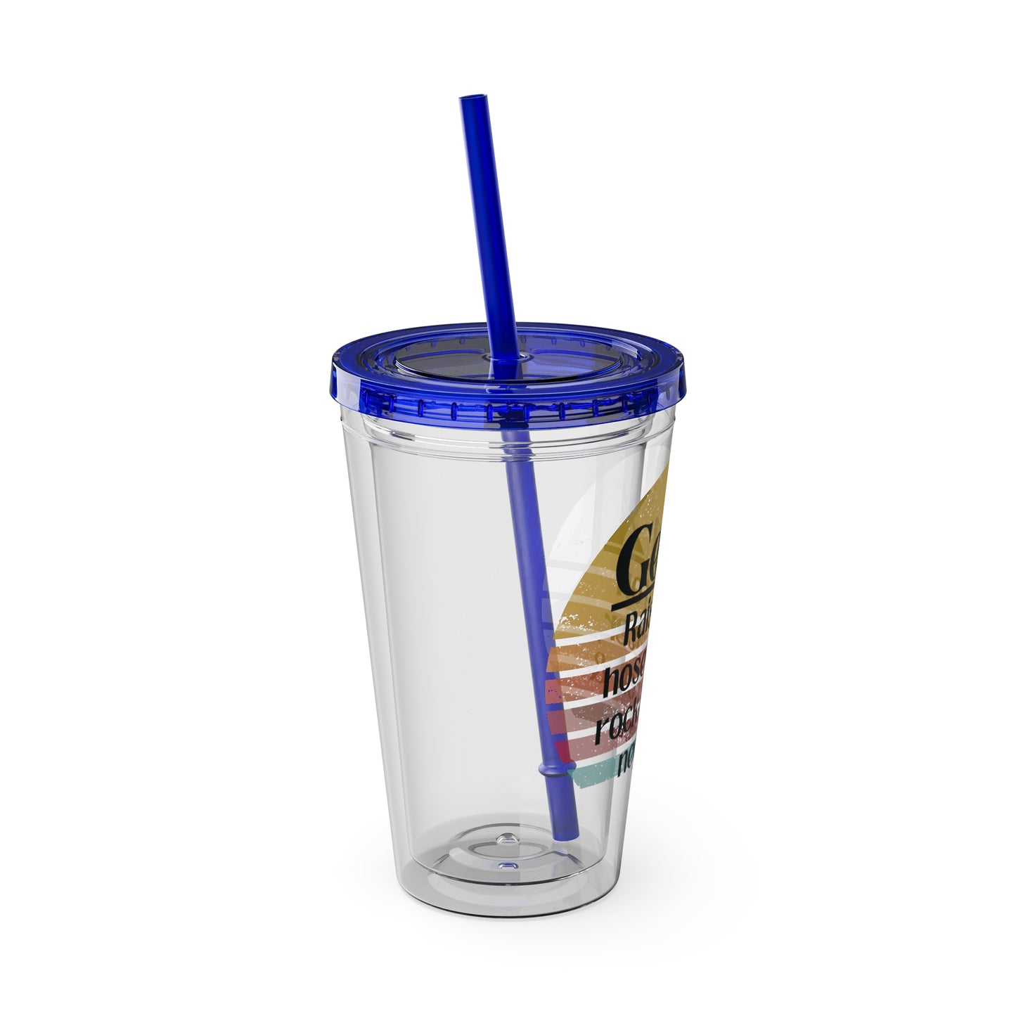 Sunsplash Tumbler with Straw, 16oz