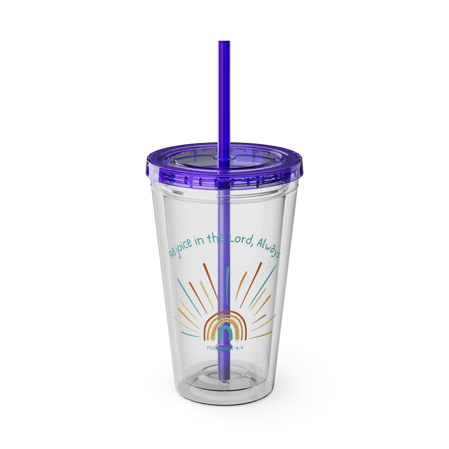 Sunsplash Tumbler with Straw, 16oz