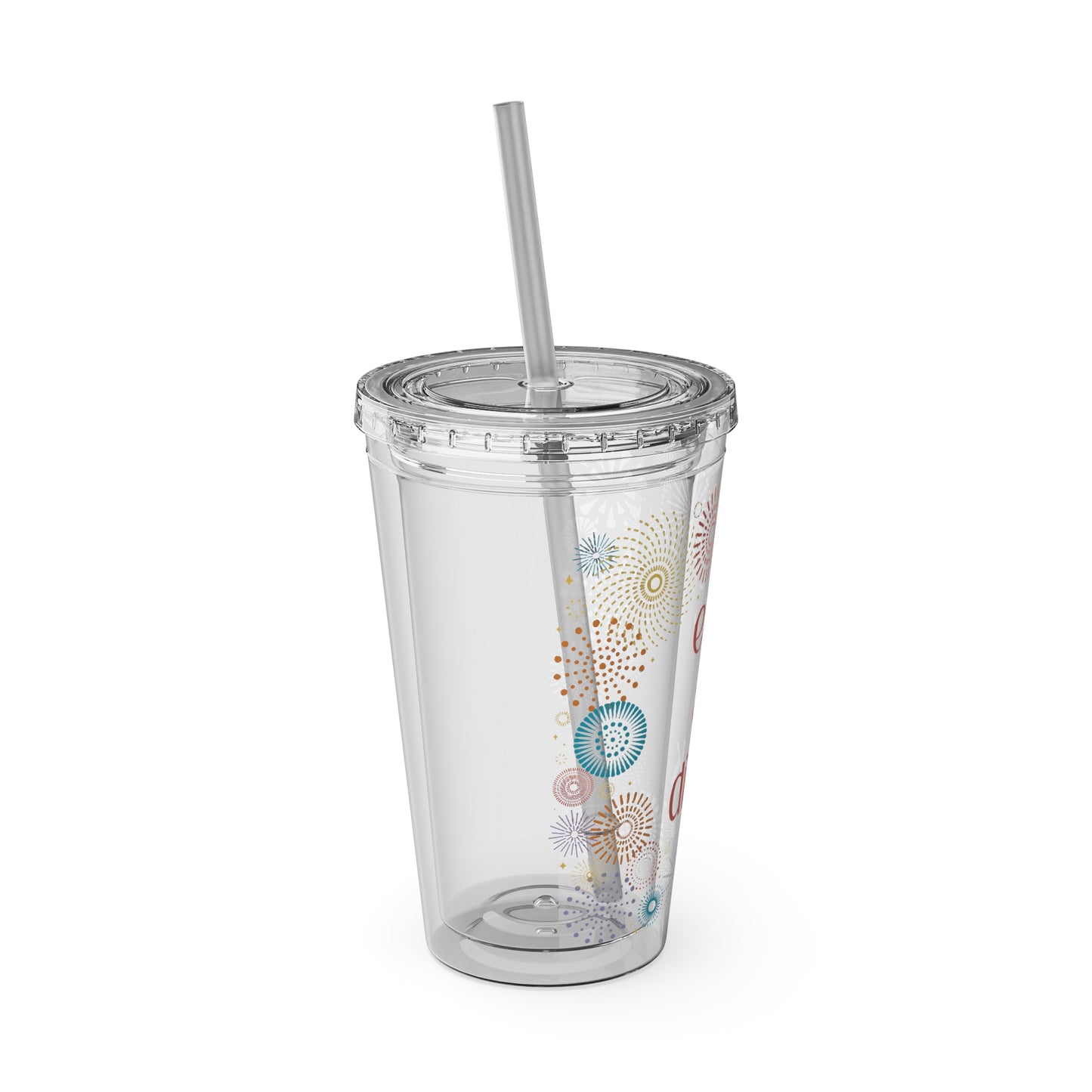 Sunsplash Tumbler with Straw, 16oz