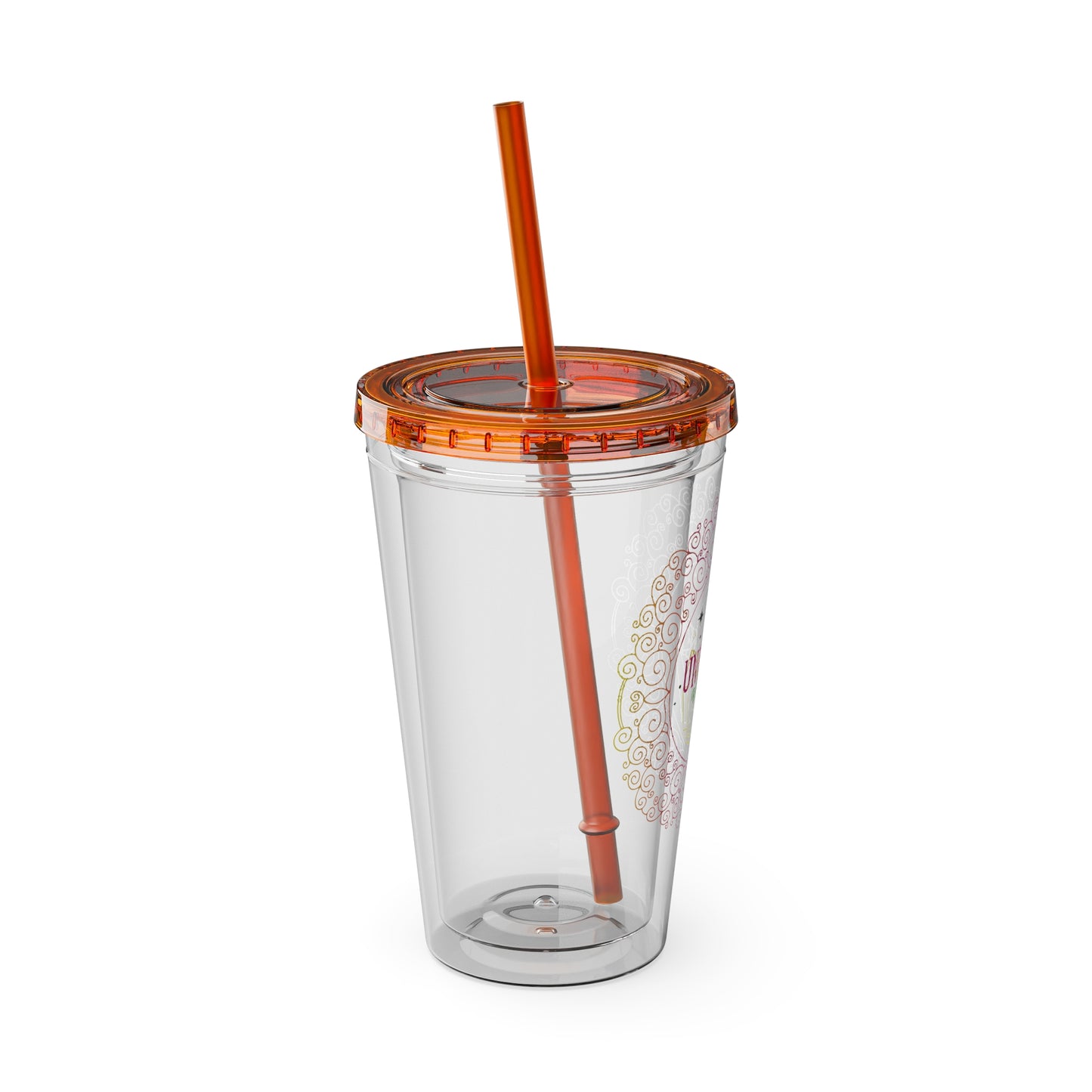 Sunsplash Tumbler with Straw, 16oz