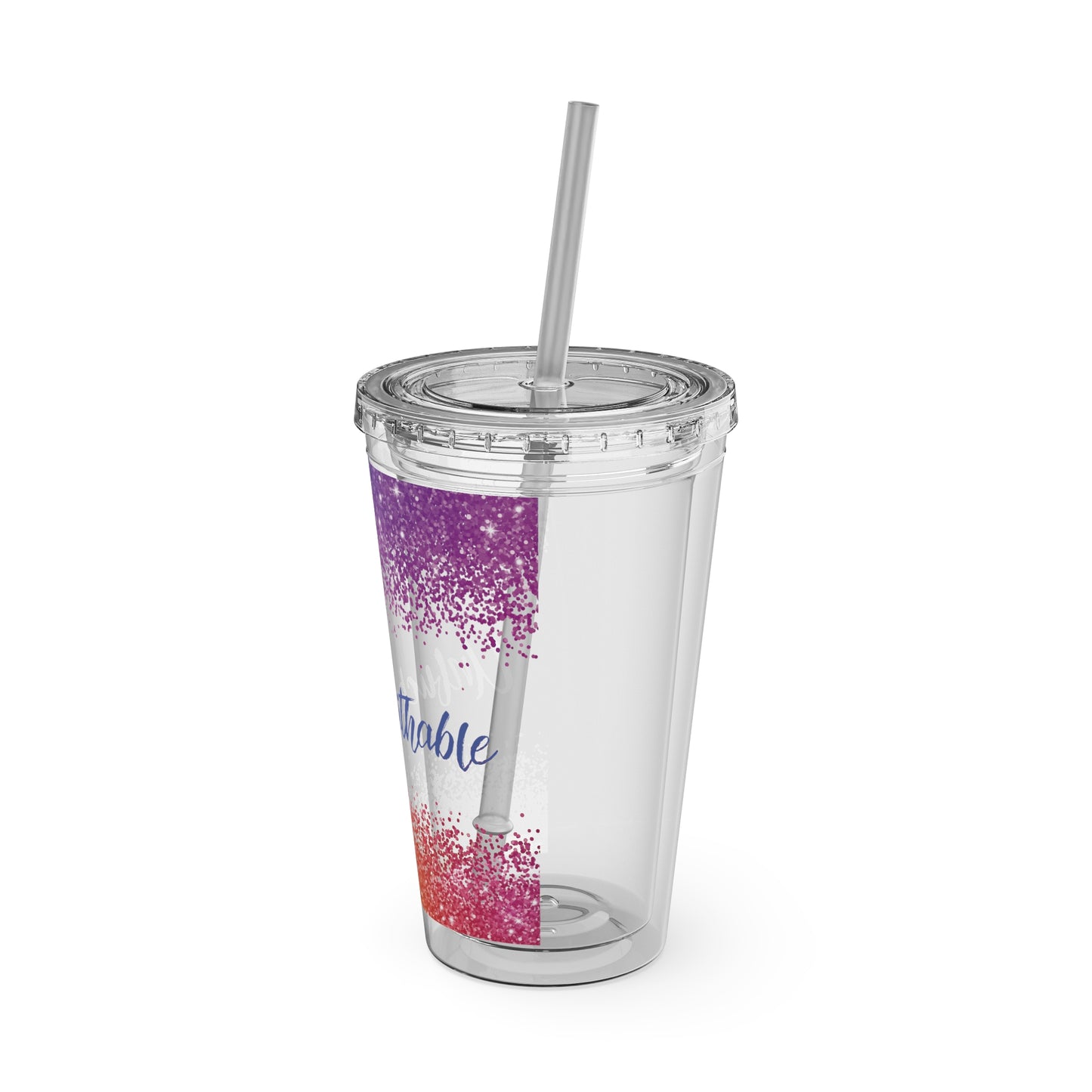 Sunsplash Tumbler with Straw, 16oz