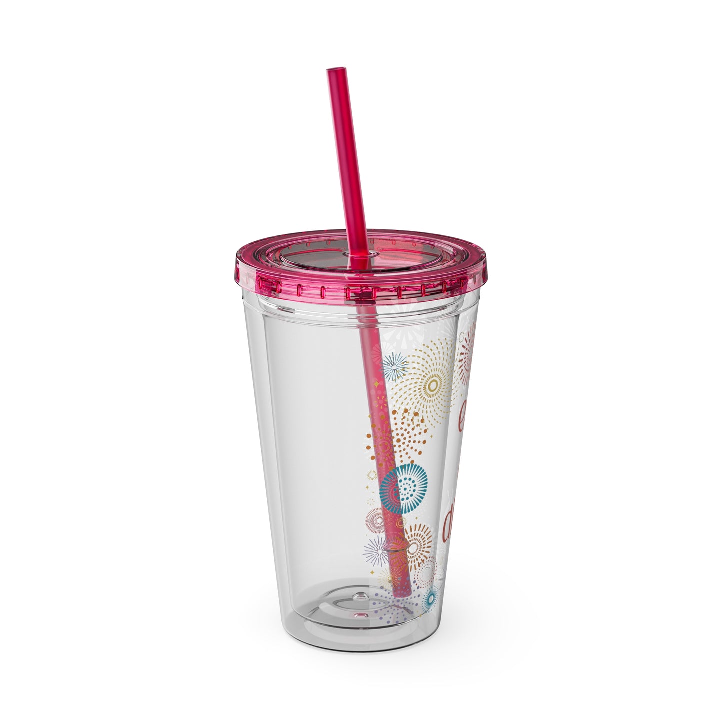 Sunsplash Tumbler with Straw, 16oz