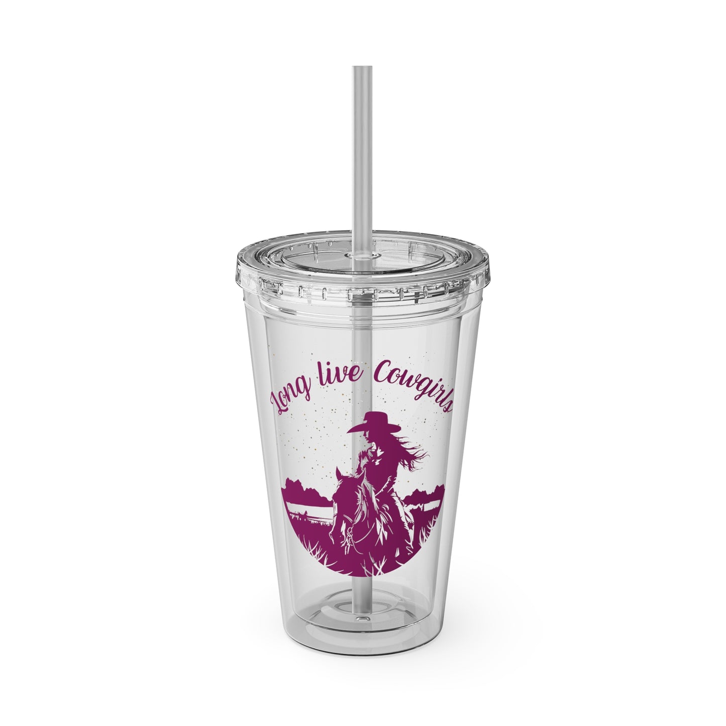 Sunsplash Tumbler with Straw, 16oz