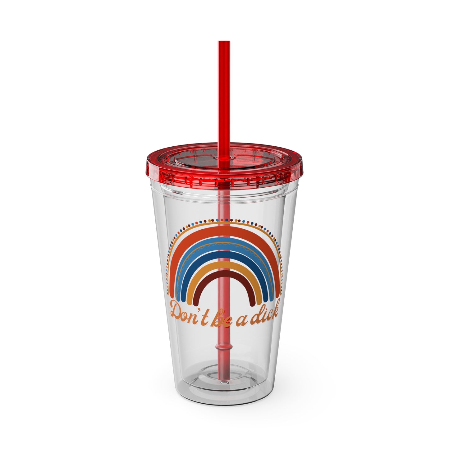 Sunsplash Tumbler with Straw, 16oz