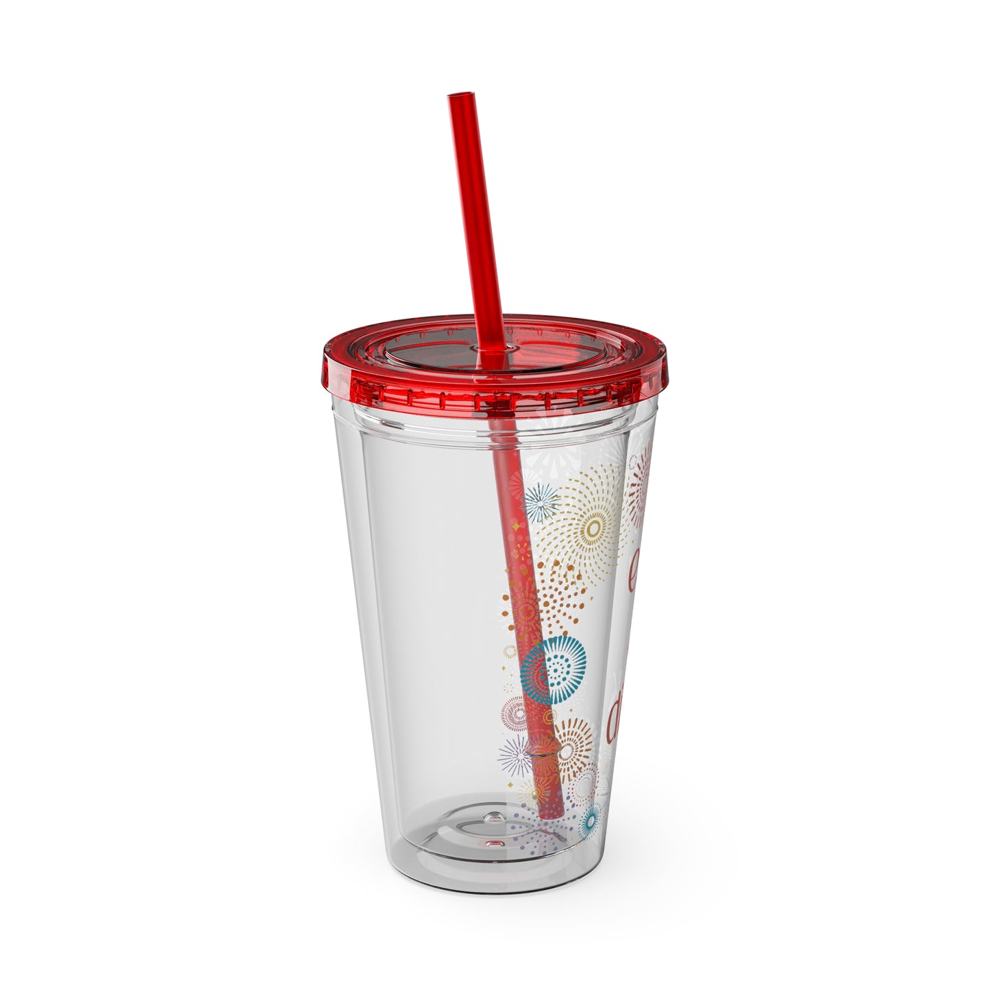 Sunsplash Tumbler with Straw, 16oz