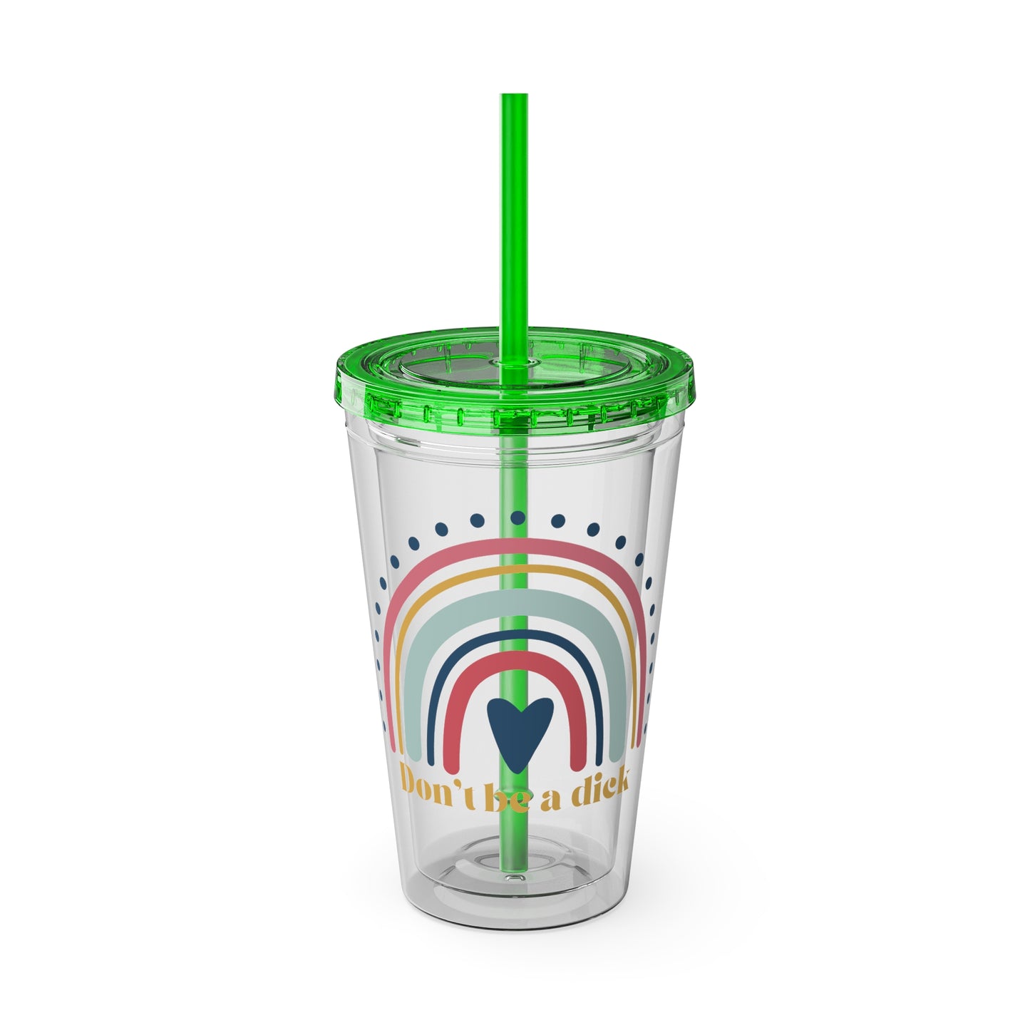 Sunsplash Tumbler with Straw, 16oz