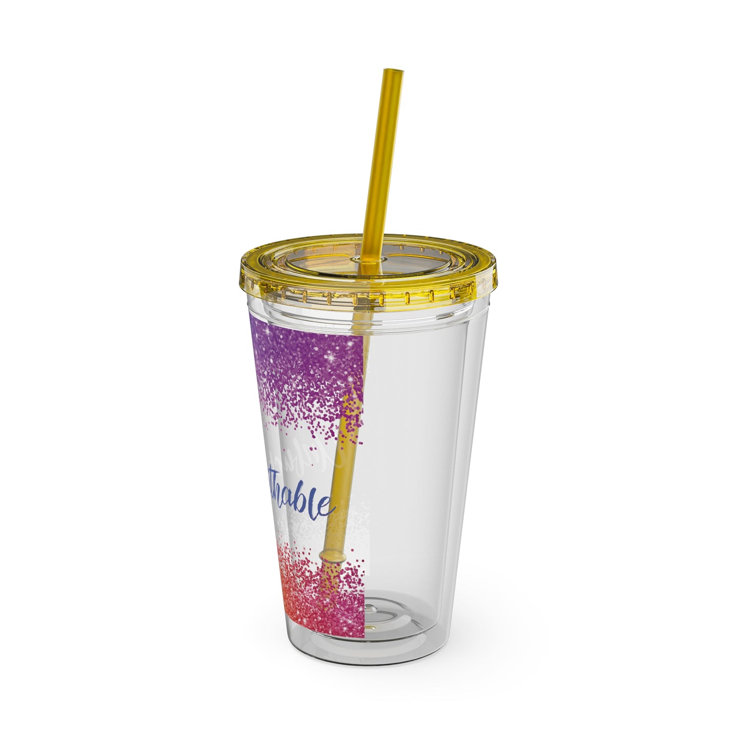 Sunsplash Tumbler with Straw, 16oz