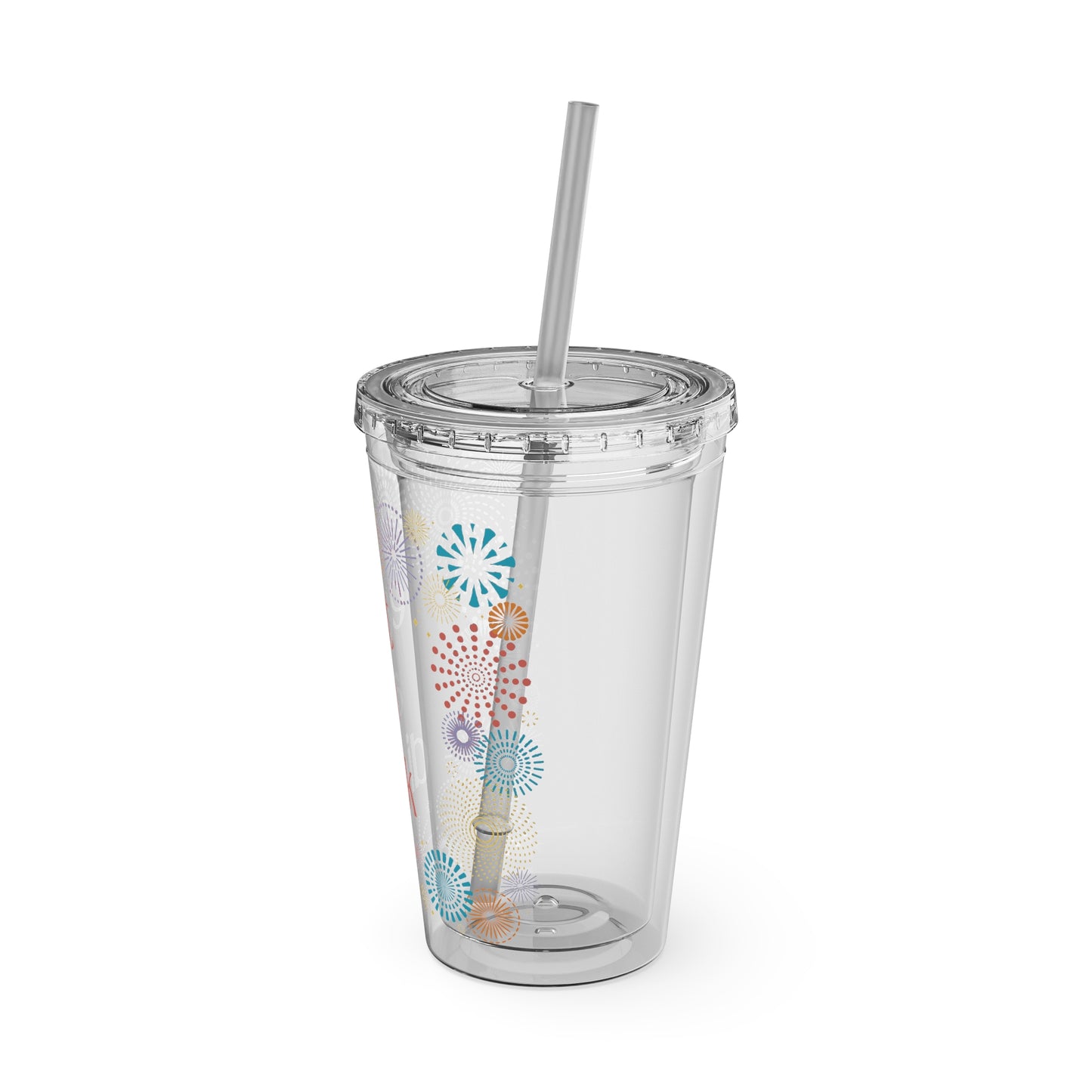 Sunsplash Tumbler with Straw, 16oz