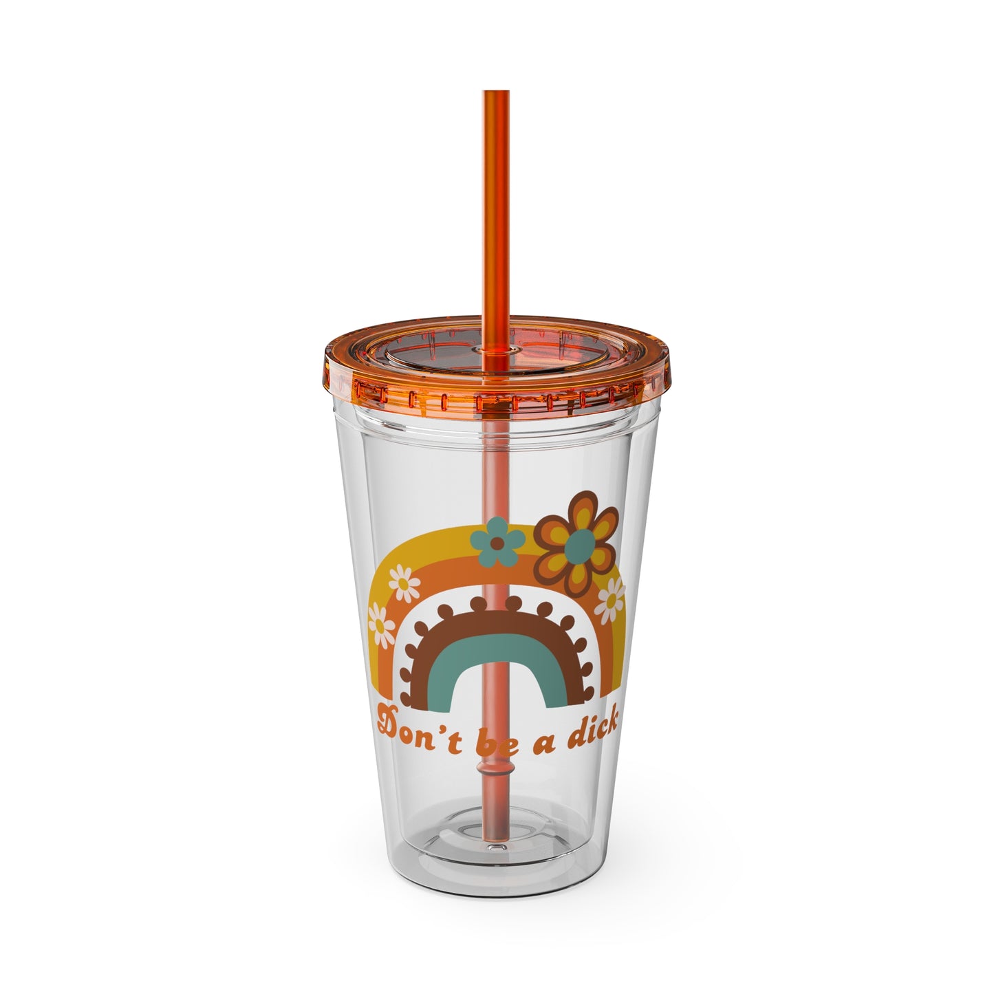 Sunsplash Tumbler with Straw, 16oz