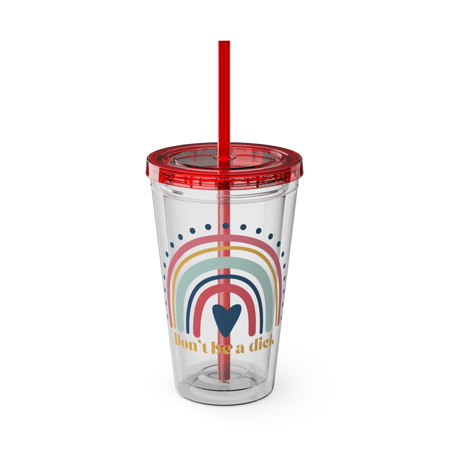 Sunsplash Tumbler with Straw, 16oz