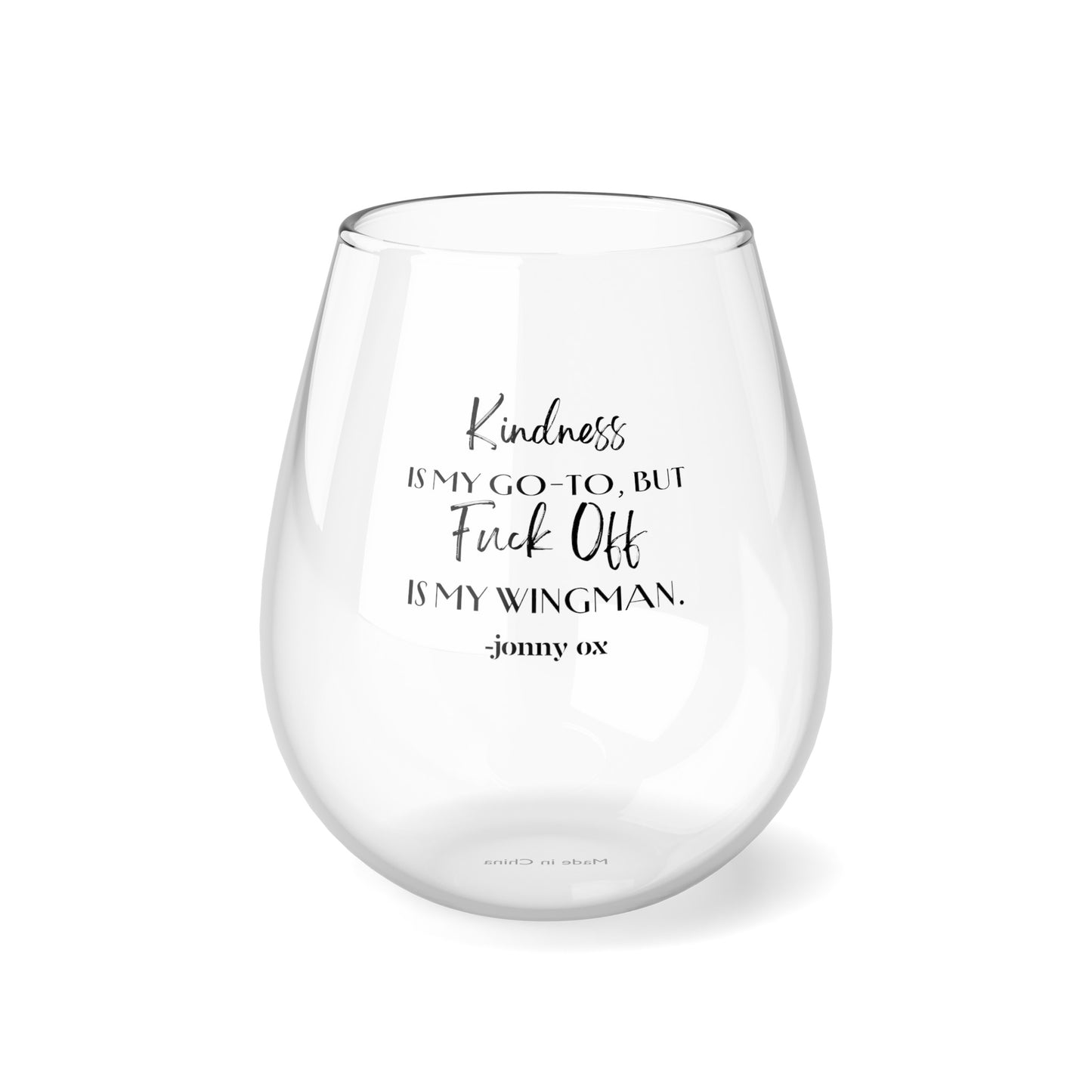 Stemless Wine Glass, 11.75oz