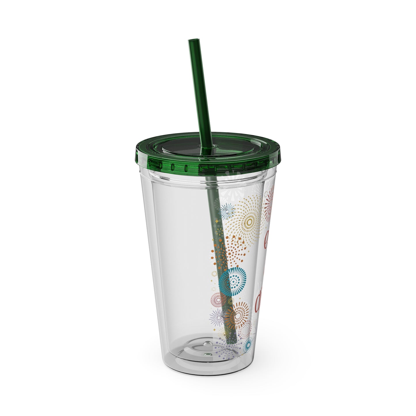 Sunsplash Tumbler with Straw, 16oz