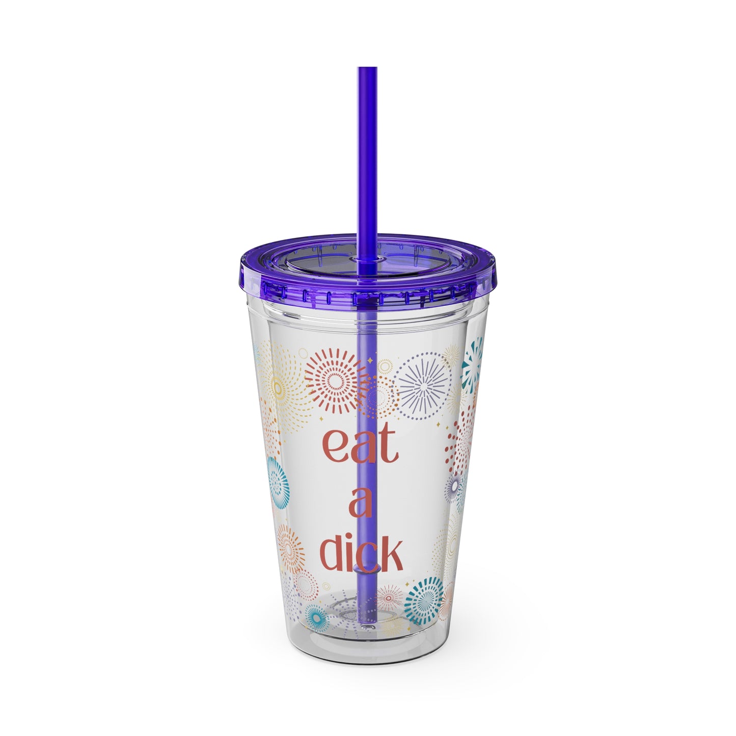 Sunsplash Tumbler with Straw, 16oz