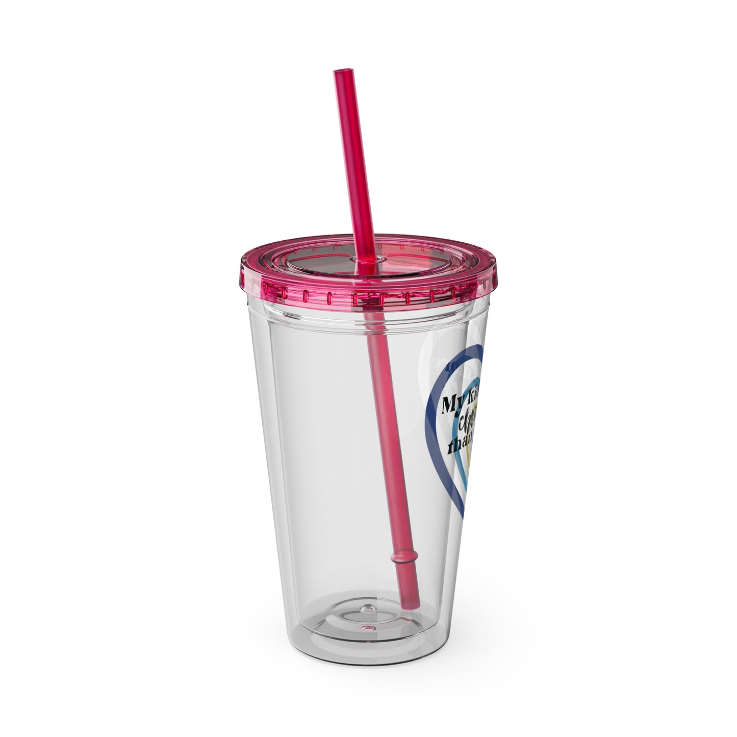 Sunsplash Tumbler with Straw, 16oz