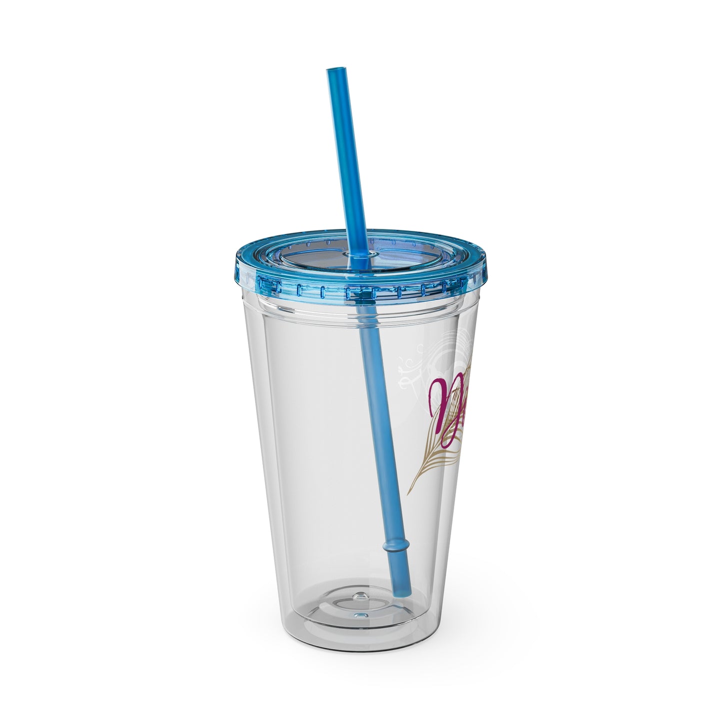 Sunsplash Tumbler with Straw, 16oz