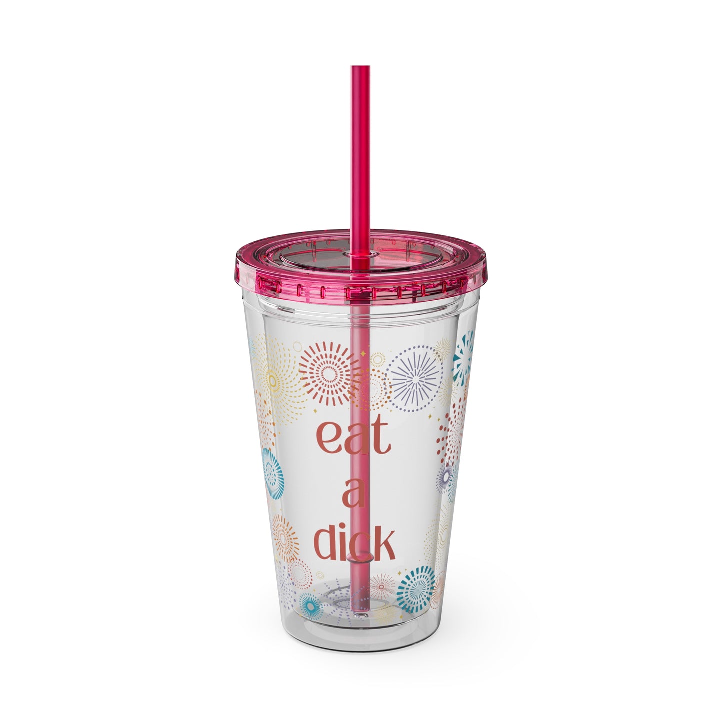 Sunsplash Tumbler with Straw, 16oz