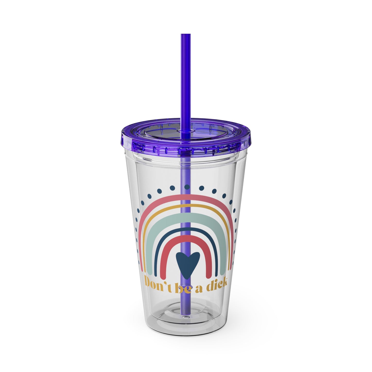 Sunsplash Tumbler with Straw, 16oz