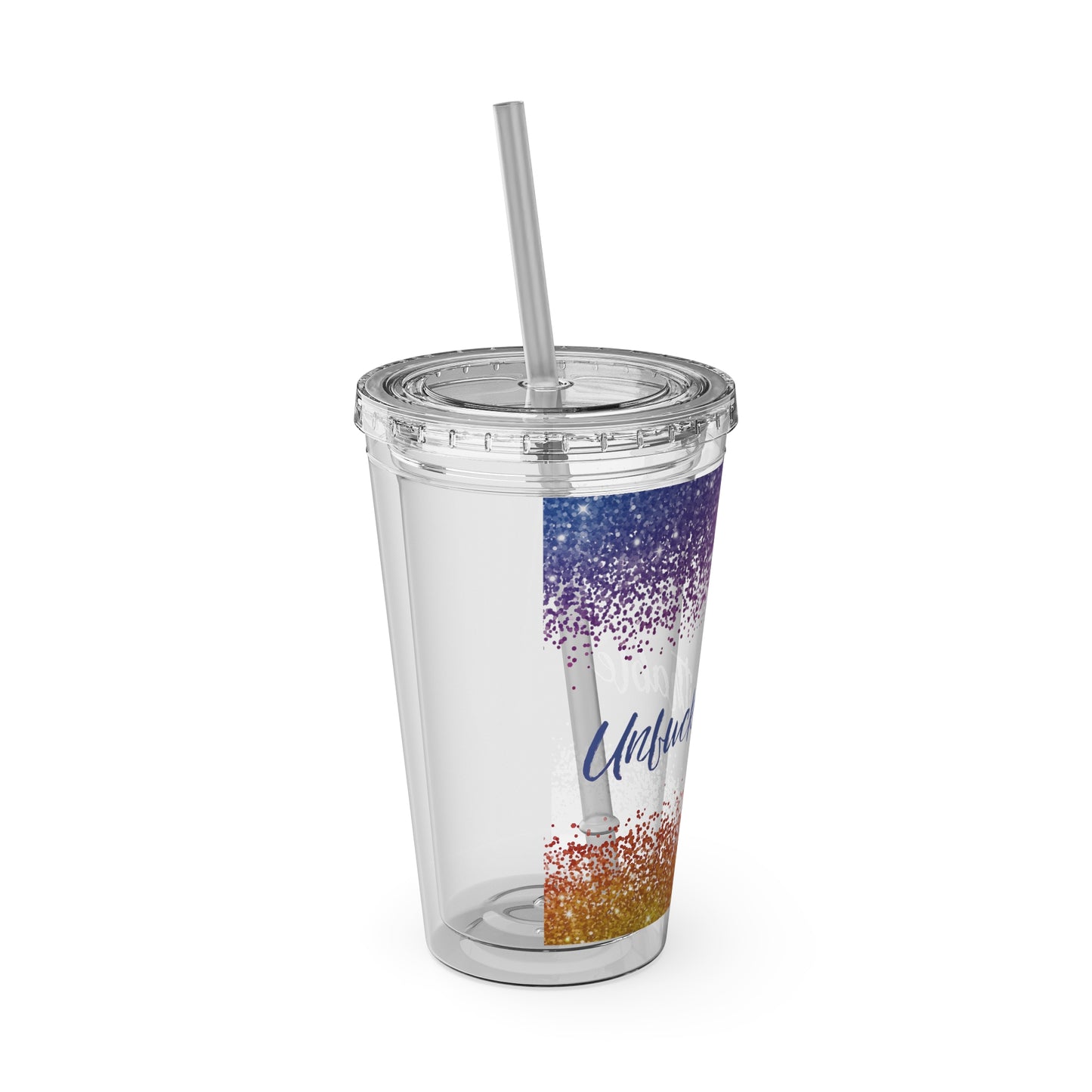 Sunsplash Tumbler with Straw, 16oz