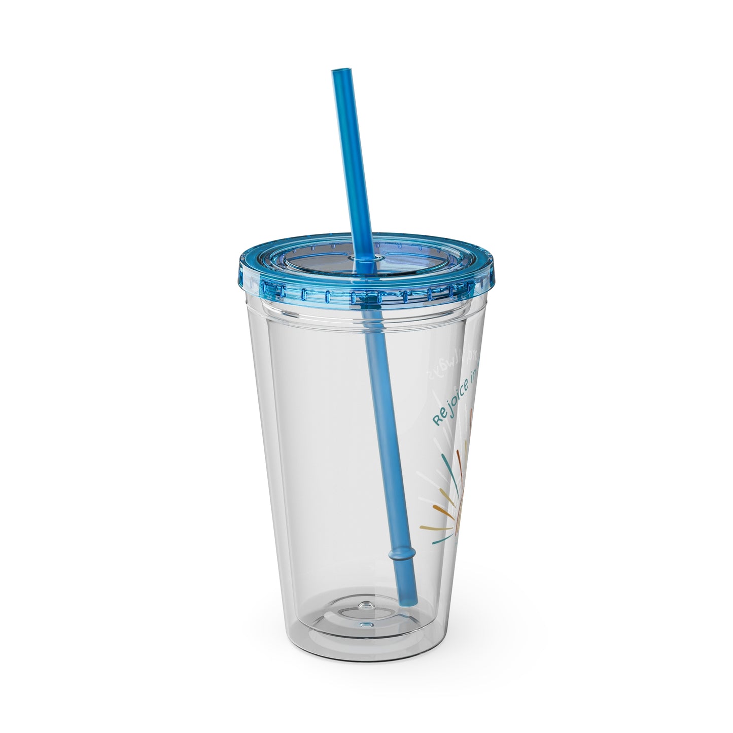 Sunsplash Tumbler with Straw, 16oz