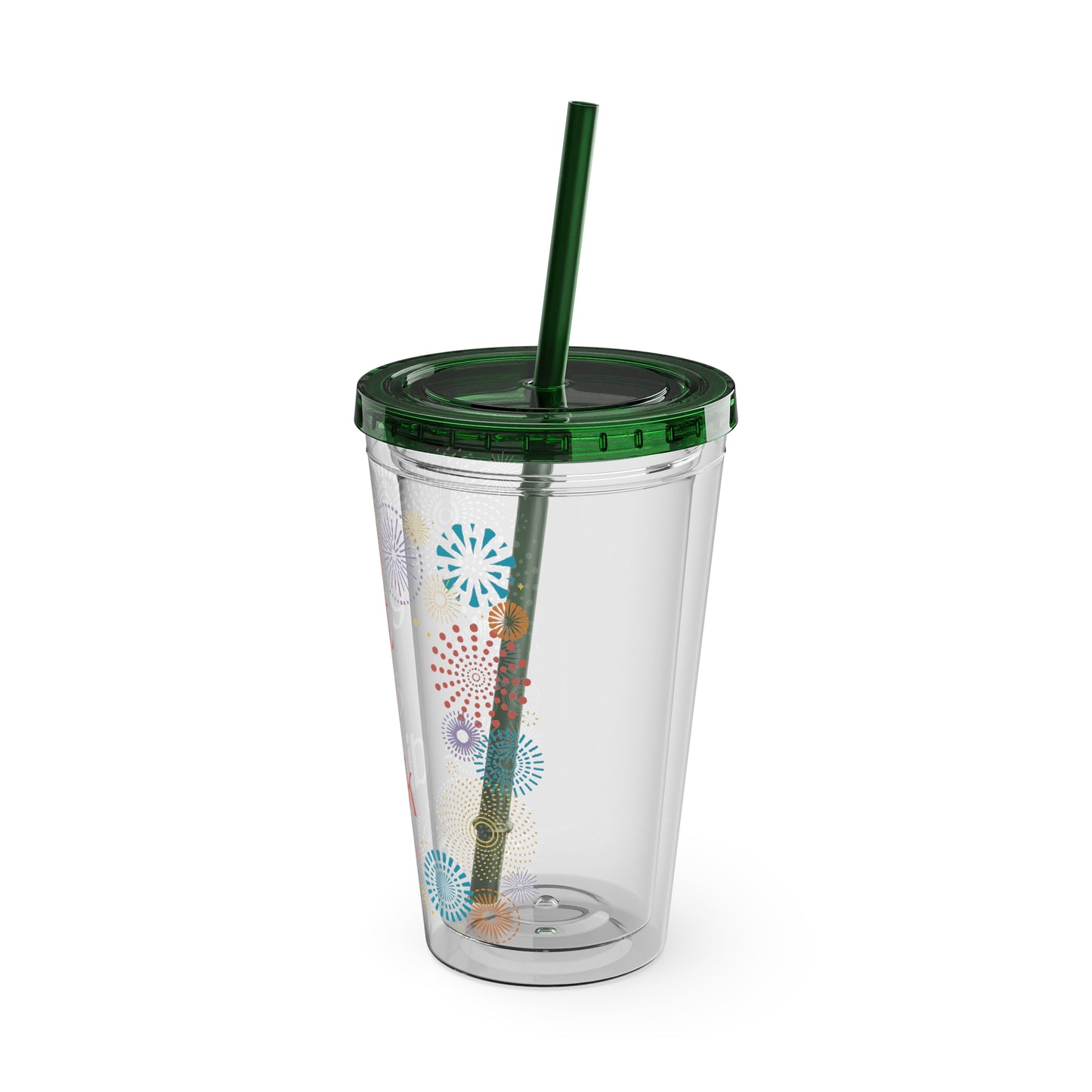 Sunsplash Tumbler with Straw, 16oz