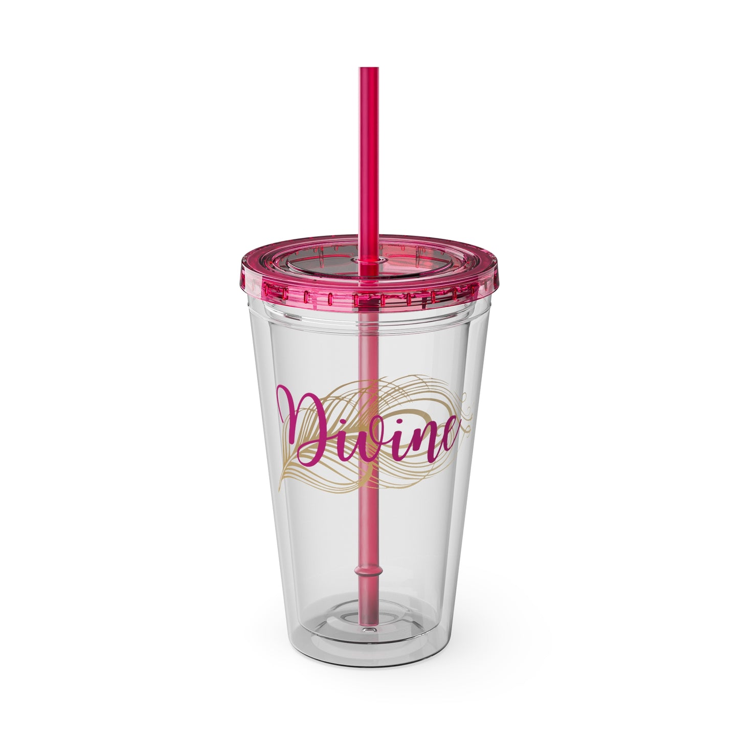 Sunsplash Tumbler with Straw, 16oz