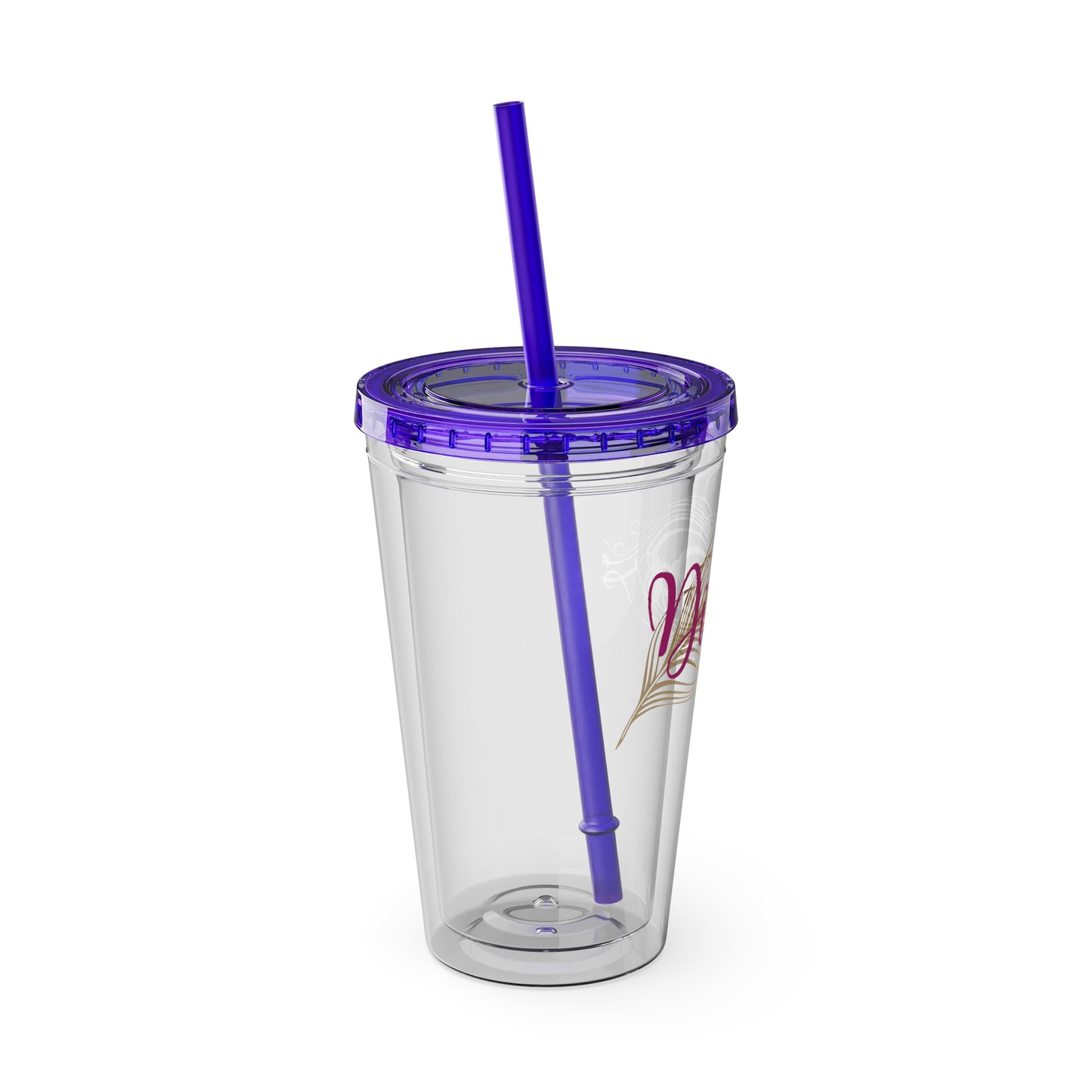 Sunsplash Tumbler with Straw, 16oz