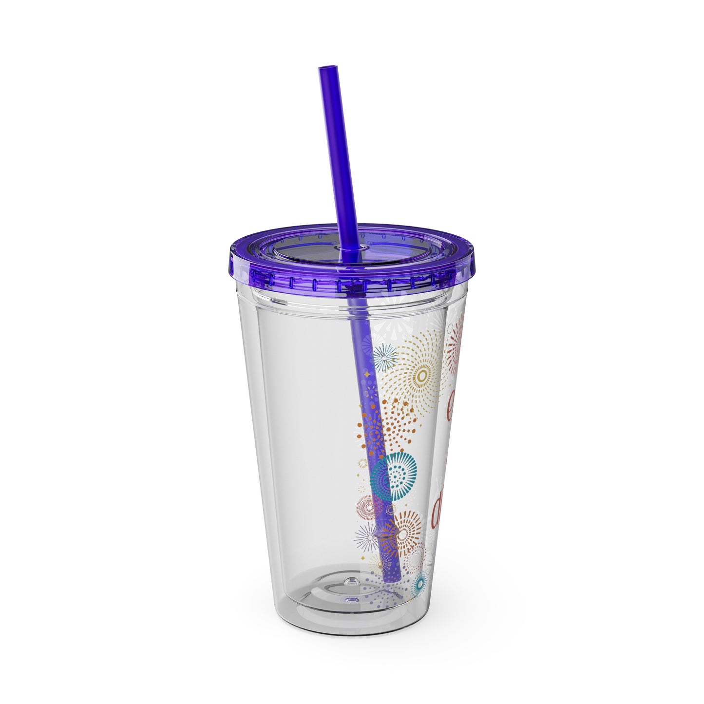 Sunsplash Tumbler with Straw, 16oz