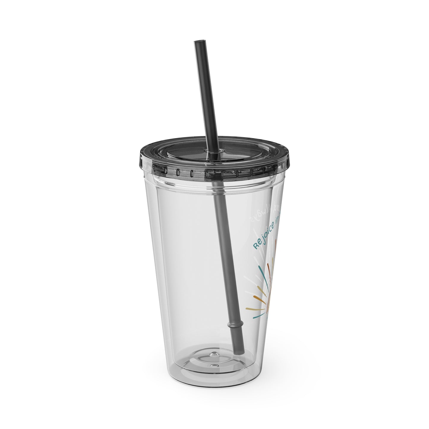 Sunsplash Tumbler with Straw, 16oz