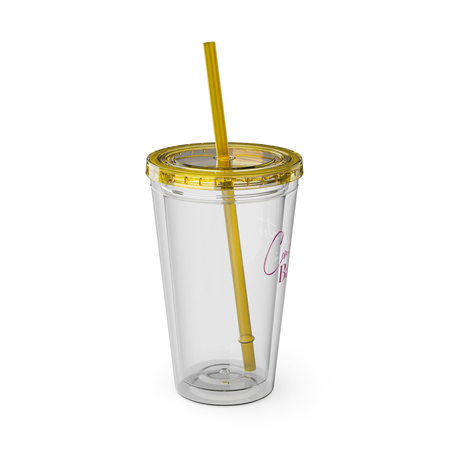 Sunsplash Tumbler with Straw, 16oz