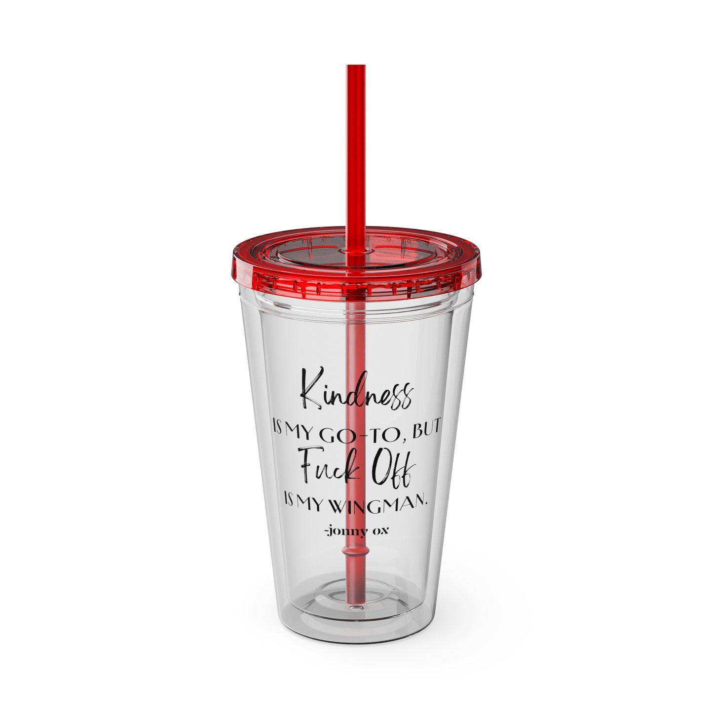 Sunsplash Tumbler with Straw, 16oz