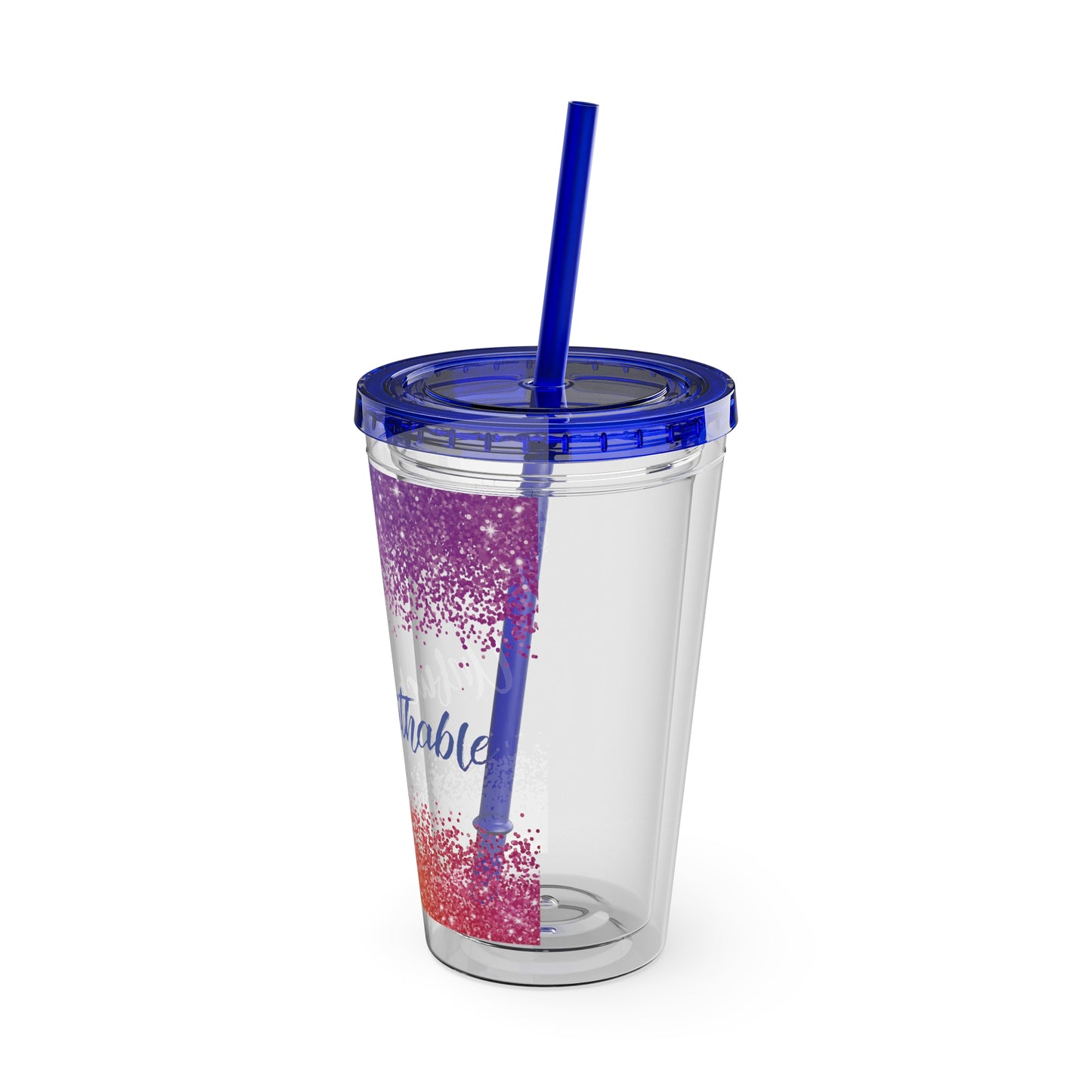 Sunsplash Tumbler with Straw, 16oz