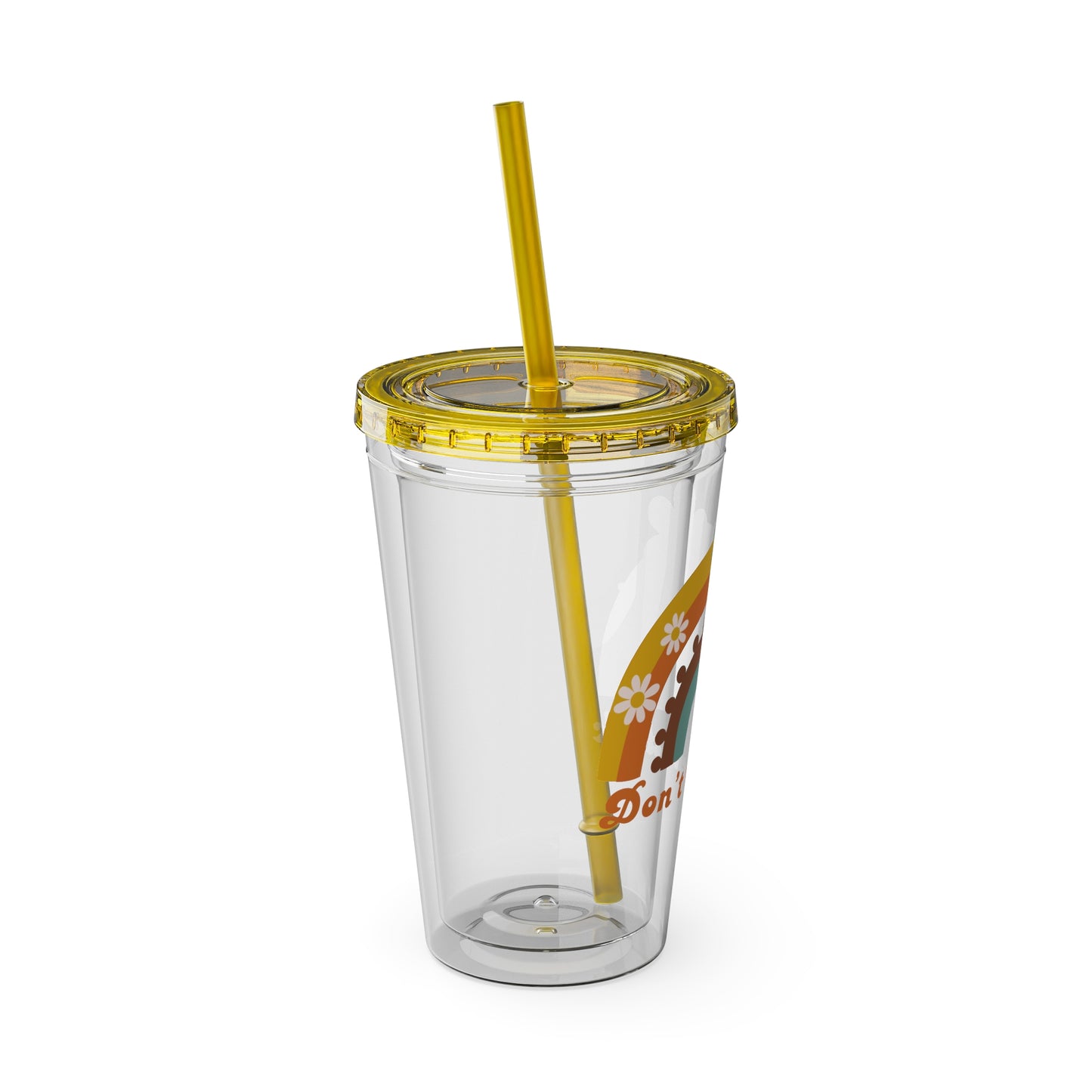 Sunsplash Tumbler with Straw, 16oz