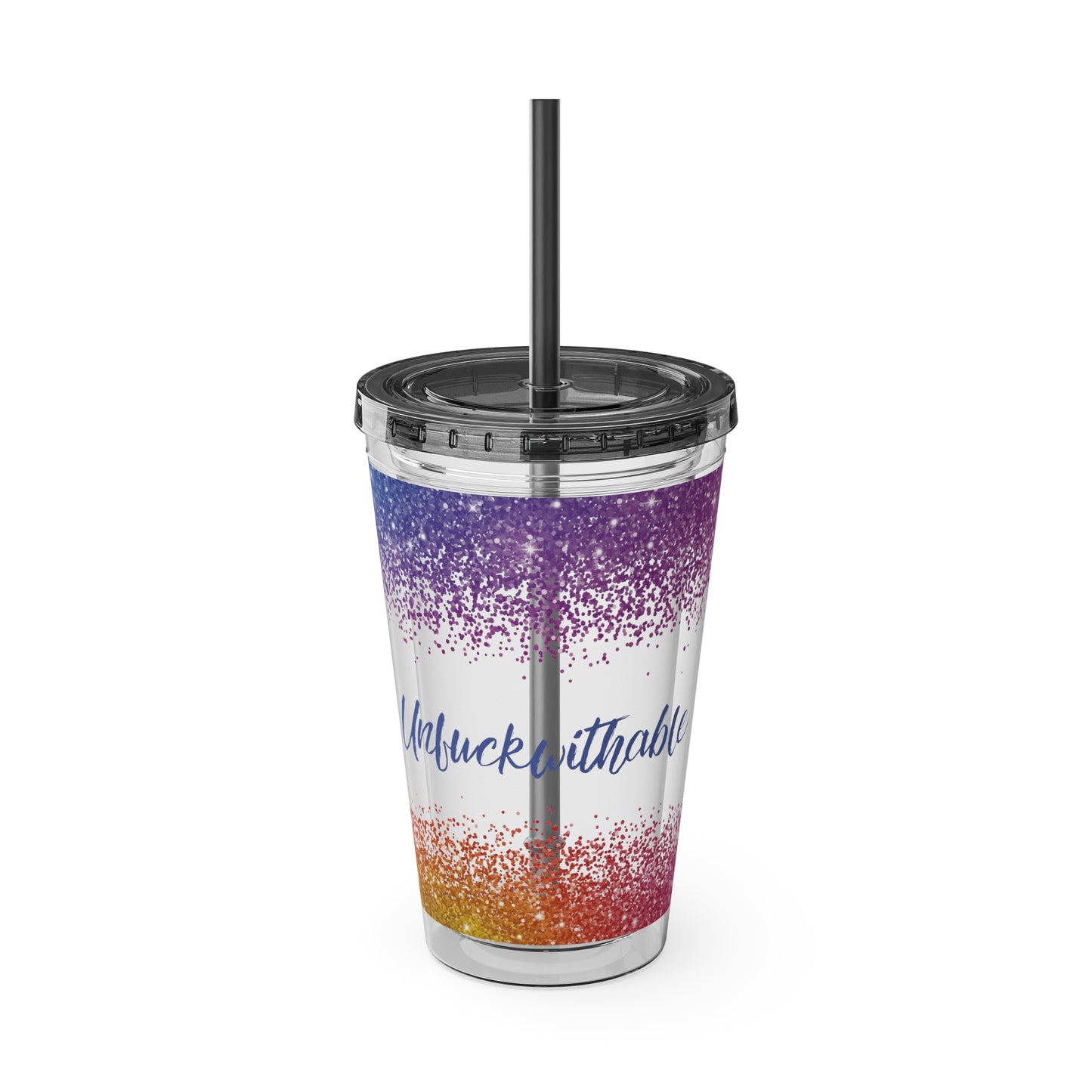 Sunsplash Tumbler with Straw, 16oz