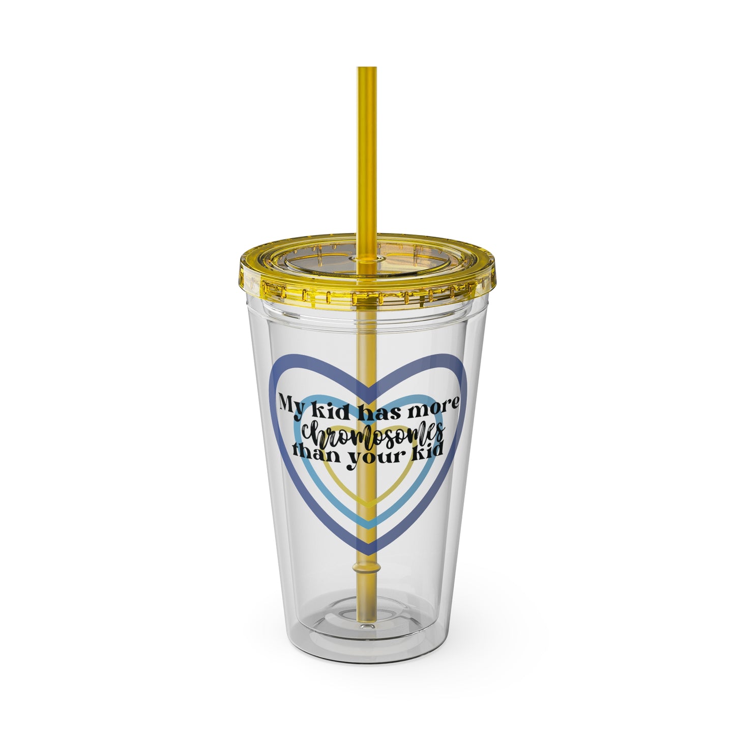 Sunsplash Tumbler with Straw, 16oz