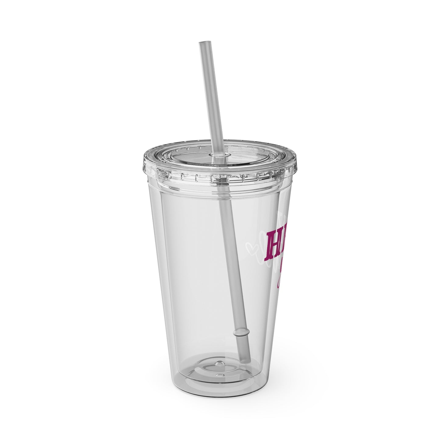 Sunsplash Tumbler with Straw, 16oz