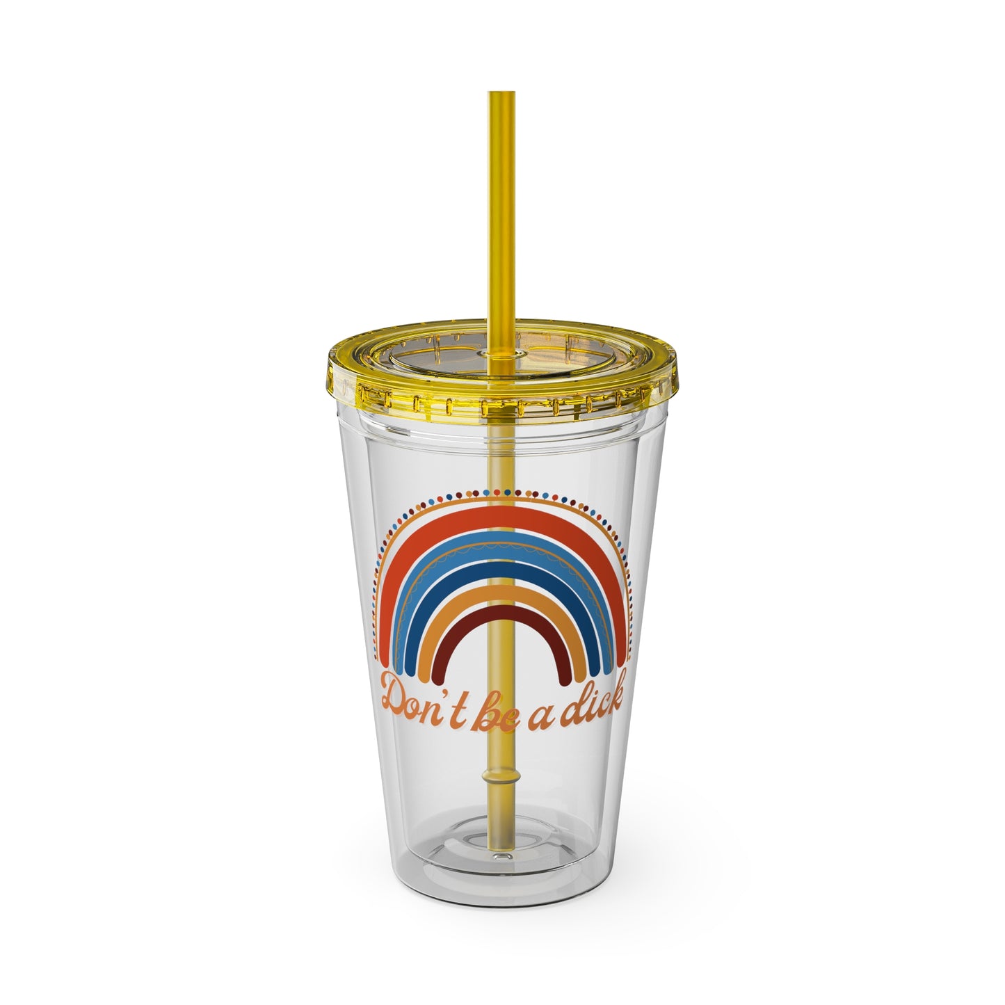 Sunsplash Tumbler with Straw, 16oz