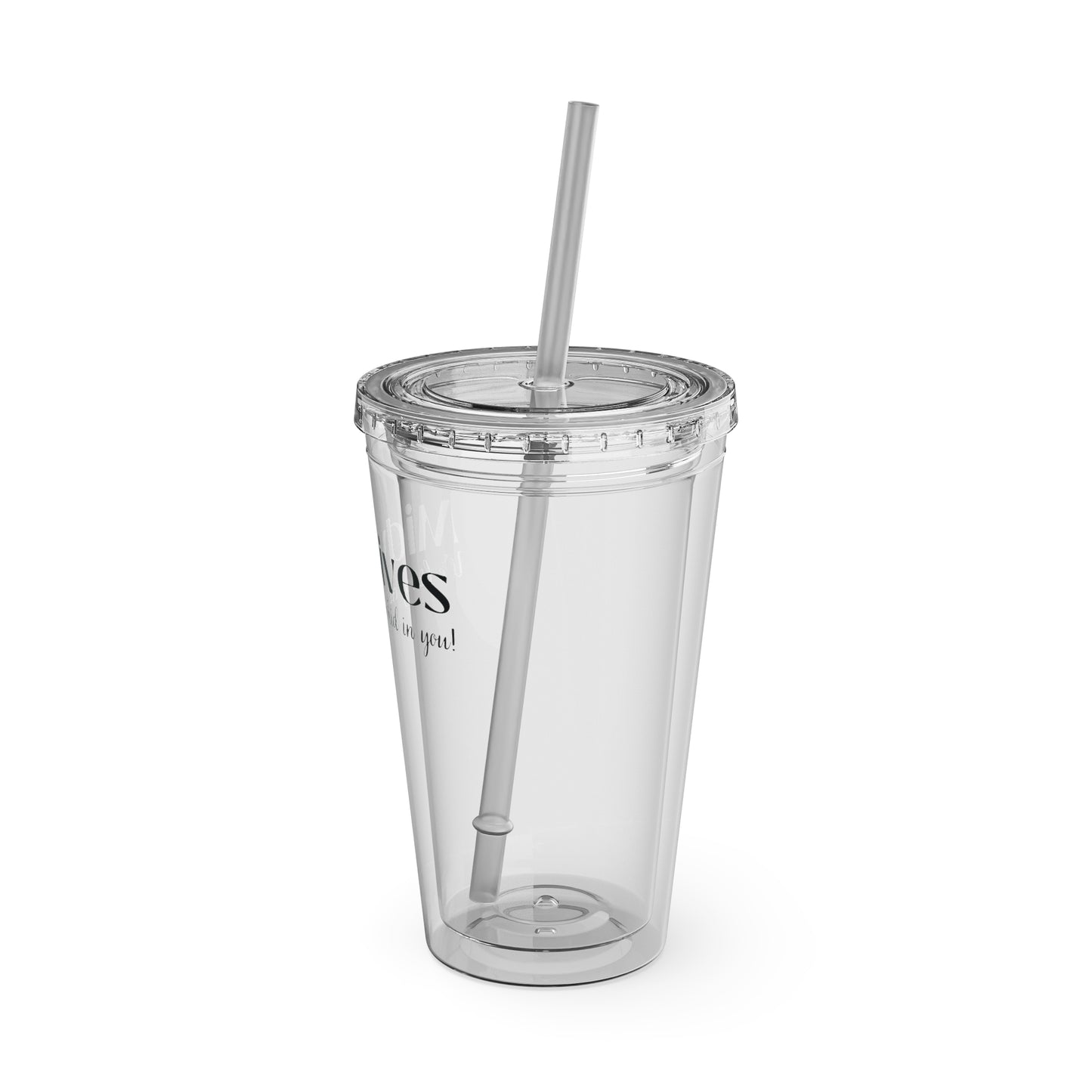 Sunsplash Tumbler with Straw, 16oz