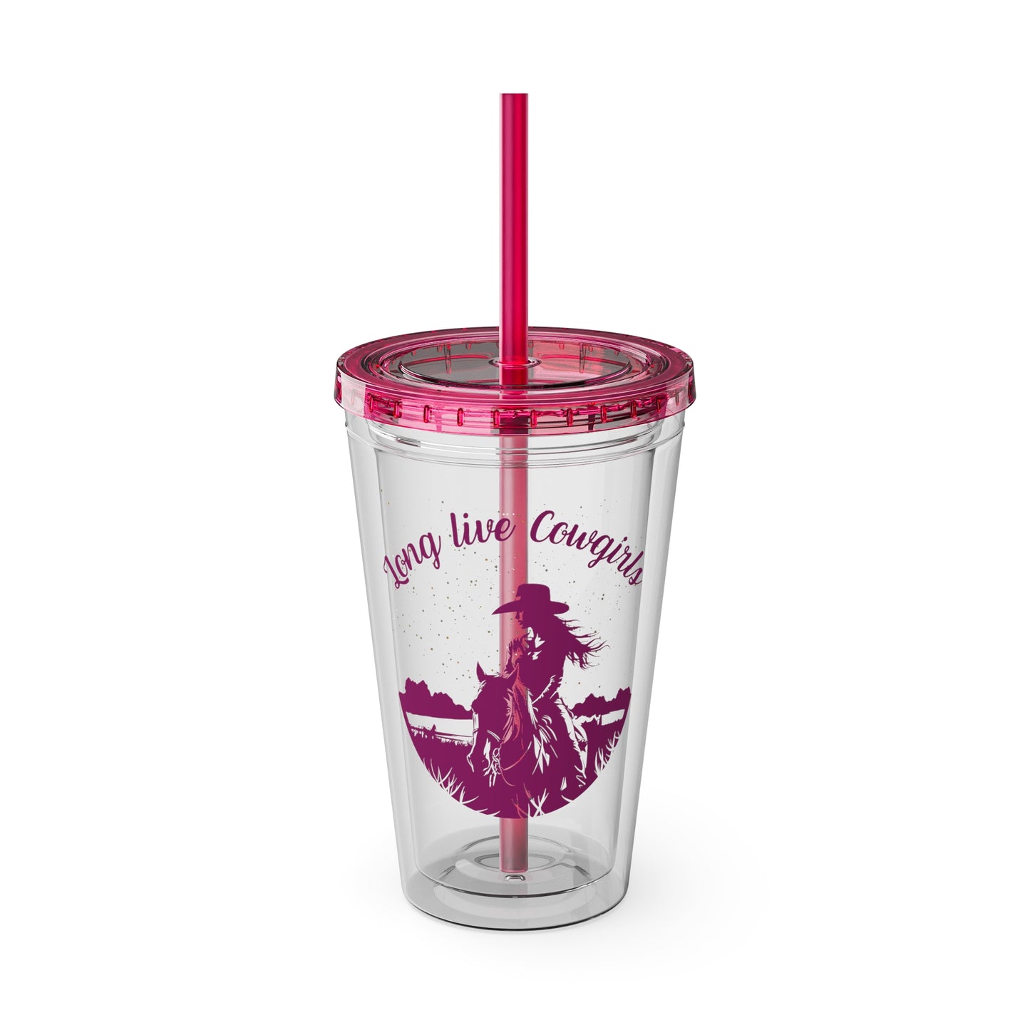 Sunsplash Tumbler with Straw, 16oz