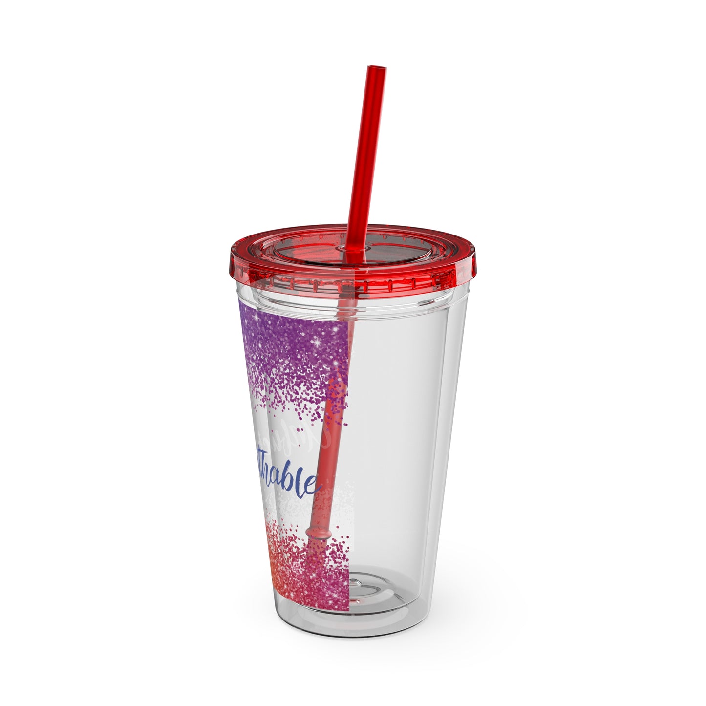 Sunsplash Tumbler with Straw, 16oz