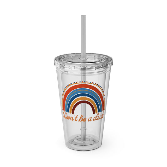 Sunsplash Tumbler with Straw, 16oz