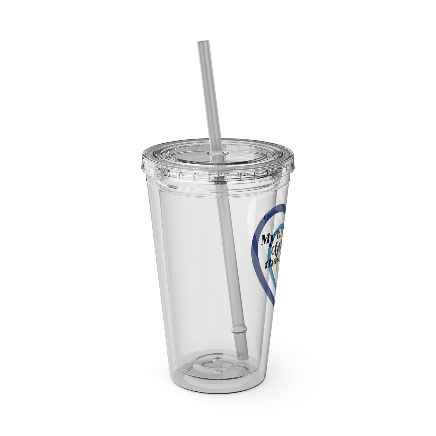 Sunsplash Tumbler with Straw, 16oz