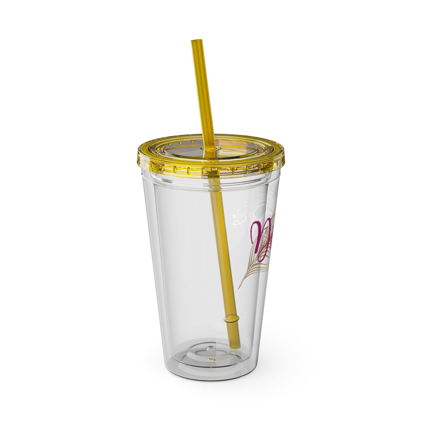 Sunsplash Tumbler with Straw, 16oz