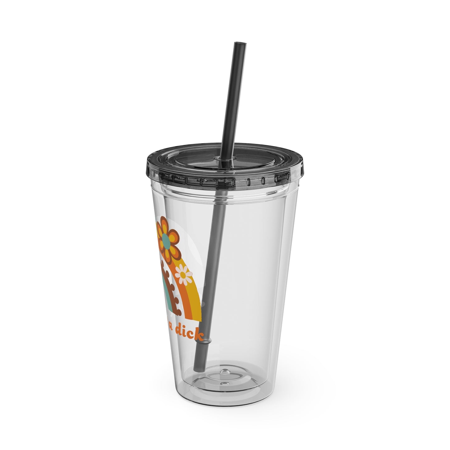 Sunsplash Tumbler with Straw, 16oz