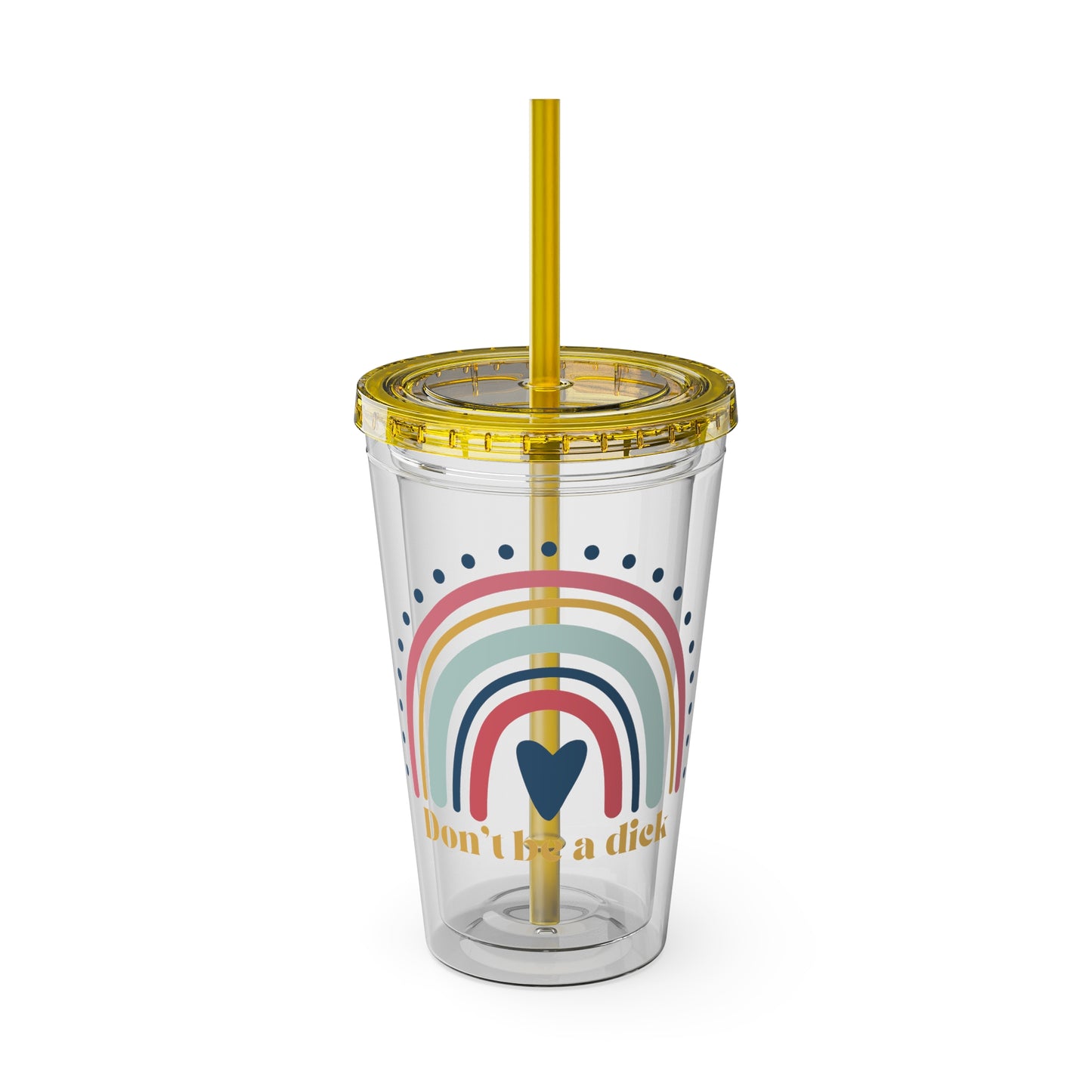 Sunsplash Tumbler with Straw, 16oz